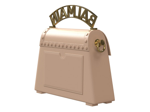 B-Buzz Dynasty Small Bag Cream 3D Model