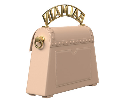 B-Buzz Dynasty Small Bag Cream 3D Model