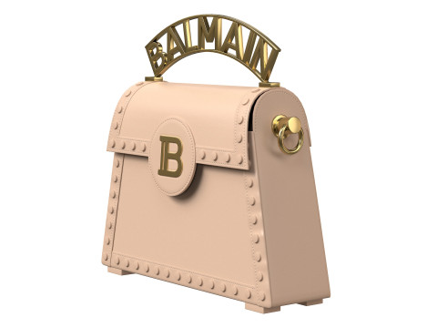 B-Buzz Dynasty Small Bag Cream 3D Model
