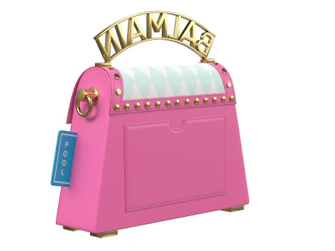 B-Buzz Dynasty Small Bag Pink 3D Model