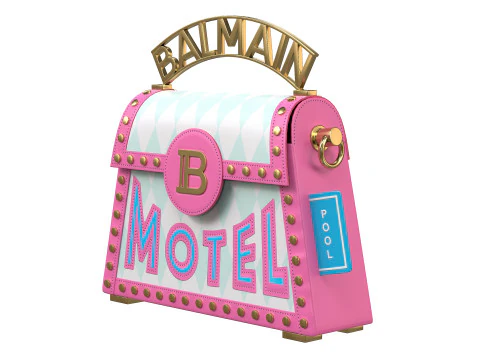 B-Buzz Dynasty Small Bag Pink 3D Model