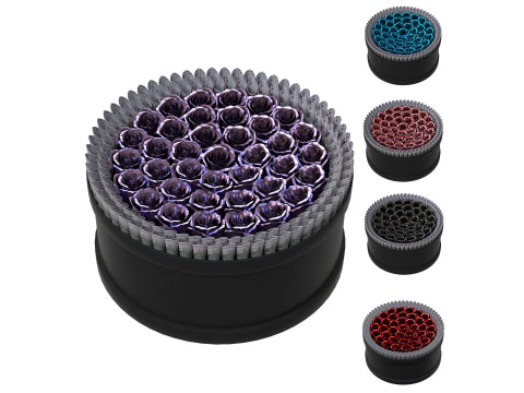 Kotak Hadiah Mawar dengan Dolar Model 3D