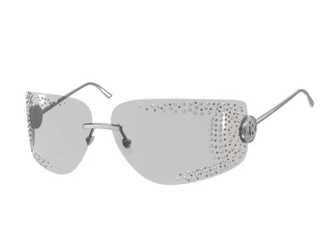 Pale Sunglasses with Crystals 3D Model