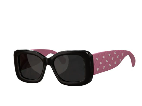 Acetate 5483 Rectangle Sunglasses 3D Model