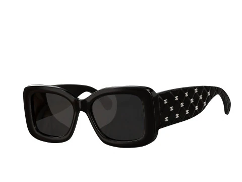 Acetate 5483 Rectangle Sunglasses 3D Model