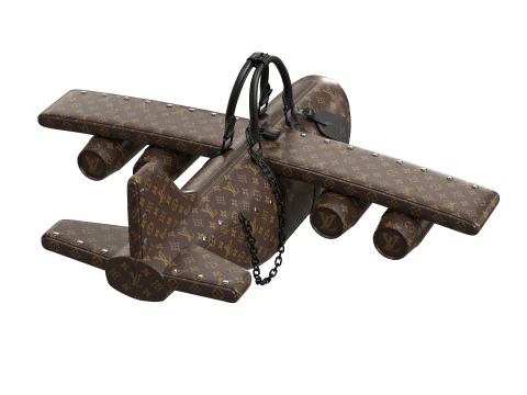 Airplane Brown Bag 3D Model