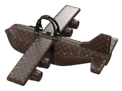 Airplane Brown Bag 3D Model