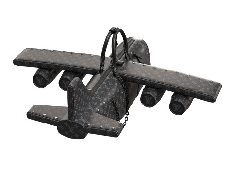 Airplane Black Bag 3D Модель