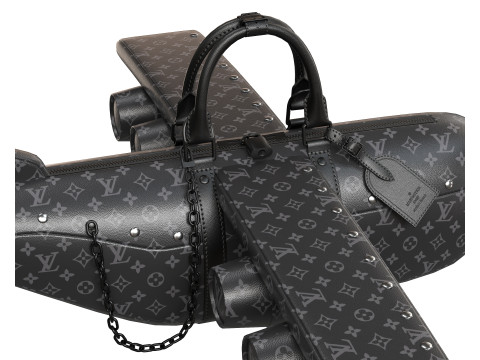 Airplane Black Bag 3D Модель