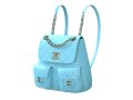 Small Backpack Blue Bag 3D 模型