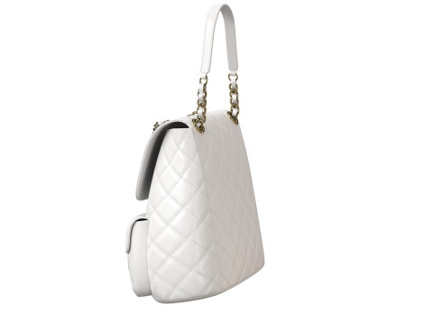 Small Backpack White Bag 3D मॉडल