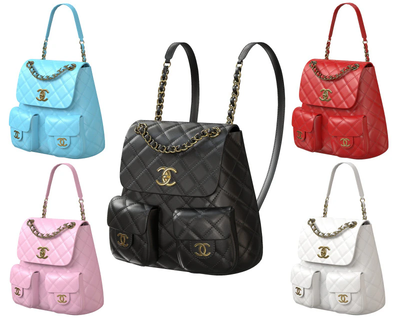 Mochila pequena Modelo 3D .c4d .max .obj .3ds .fbx .stl .blend 