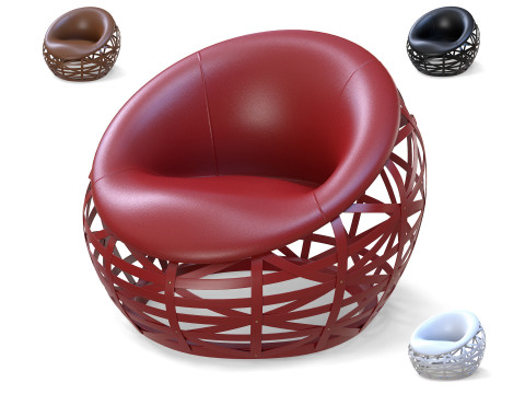 Diamond Armchair by Marcel Wanders 3D-Modell