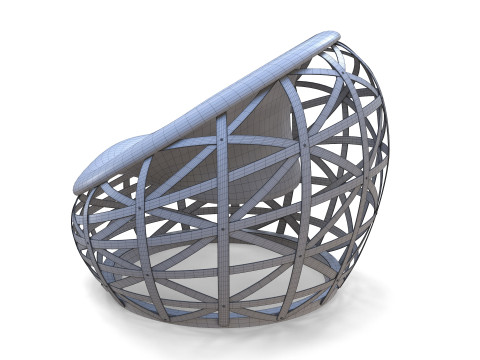 Diamond Armchair by Marcel Wanders Modèle 3D