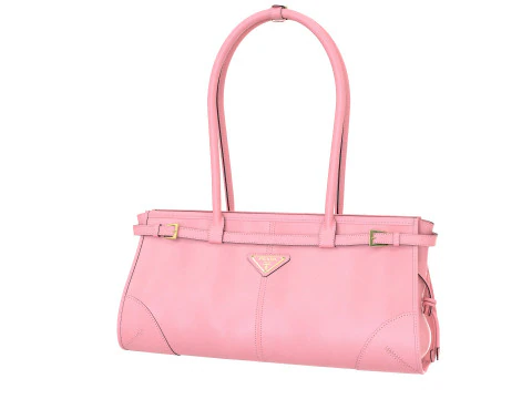 Bolsa m&eacute;dia de couro Modelo 3D