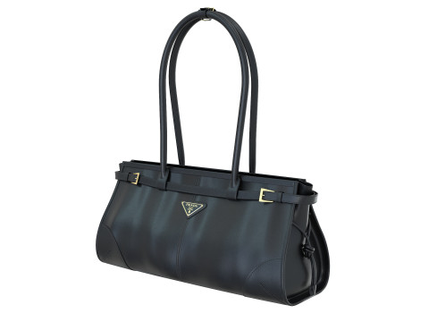 Medium Leather Handbag 3D Модель