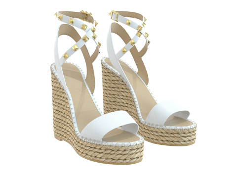 125mm Rockstud Sandals Modello 3D