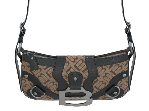 Essex Small Shoulder Bag 3D Model