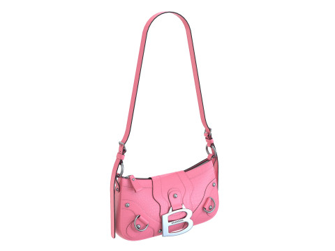 Essex Small Shoulder Bag 3D Model