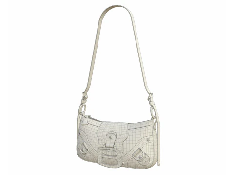 Essex Small Shoulder Bag 3D Model