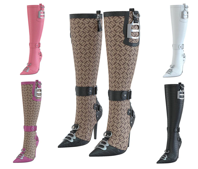 Botas Essex Modelo 3D .c4d .max .obj .3ds .fbx .stl .blend 