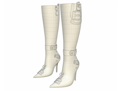 Essex Boots 3D 모델