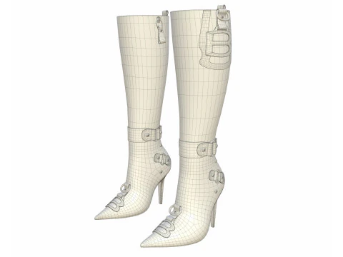 Botas Essex Modelo 3D