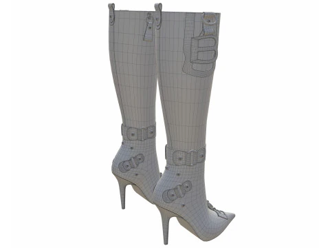 Botas Essex Modelo 3D