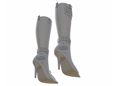 Botas Essex Modelo 3D