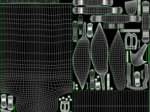 Botas Essex Modelo 3D