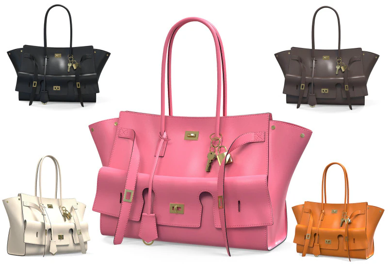 Bel Air Carry All Bag 3D Model .c4d .max .obj .3ds .fbx .stl .blend 