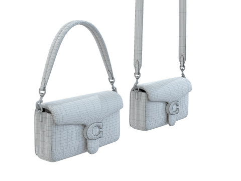 Pillow Tabby Bag Model 3D