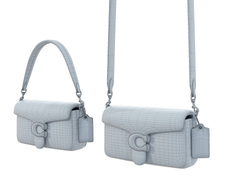 Pillow Tabby Bag Model 3D