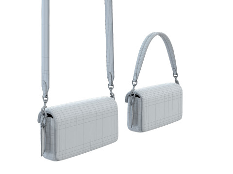 Pillow Tabby Bag Model 3D