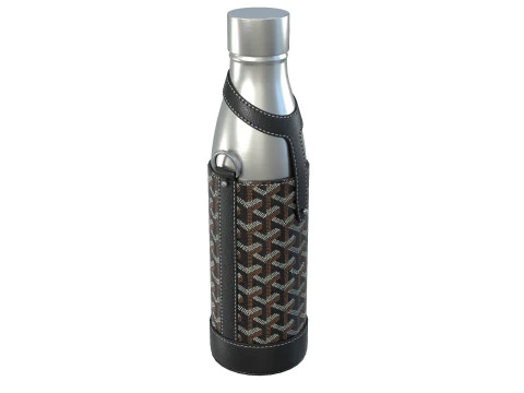 Yonne Case and Flask 3D Model