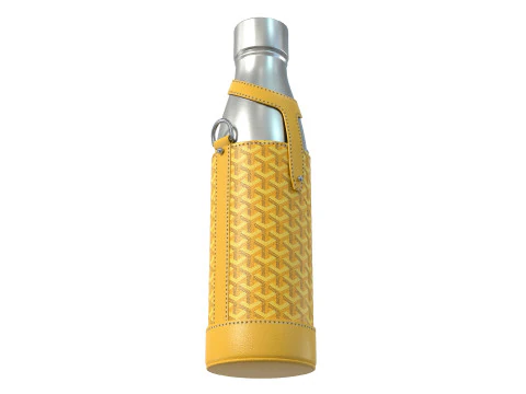 Yonne Case and Flask 3D Model