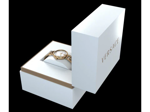 Greca Goddess Watch and box 3D Model