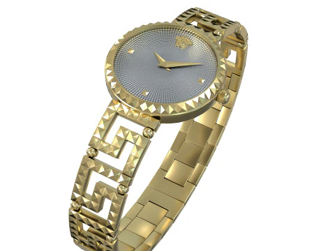 Greca Goddess Watch and box 3D Model