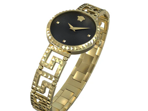 Greca Goddess Watch and box 3D Model
