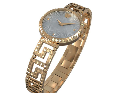 Greca Goddess Watch and box 3D Model