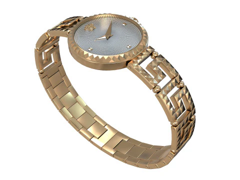 Greca Goddess Watch and box 3D Model