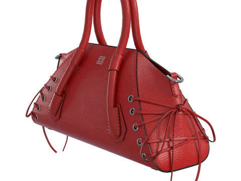 Mini Antigona Bag Red 3D Model