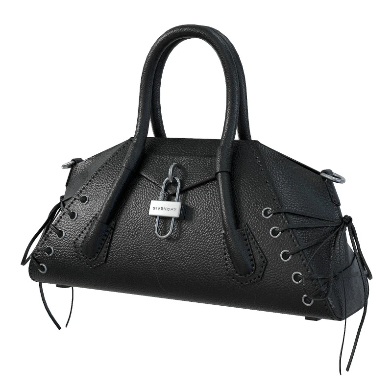 Mini Antigona Bag Black 3D Model .c4d .max .obj .3ds .fbx .stl .blend 