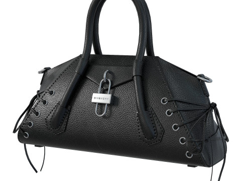 Mini Antigona Bag Black Modello 3D