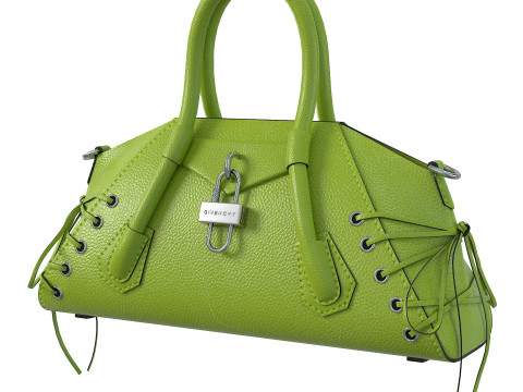 Mini Antigona Bag Green Modello 3D