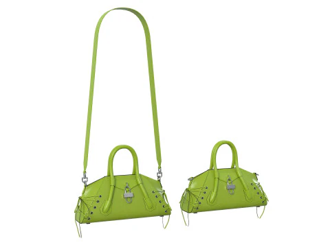 Mini Antigona Bag Green 3D Model