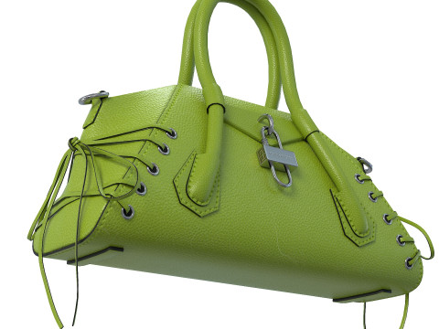 Mini Antigona Bag Green 3Dモデル