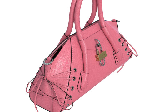 Mini Antigona Bag Pink 3D Model