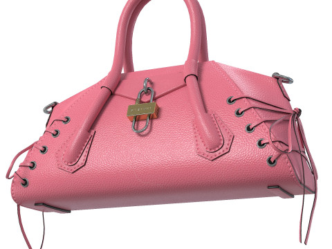Mini Antigona Bag Pink 3D Model