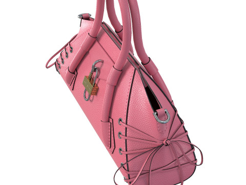 Mini Antigona Bag Pink 3D Model